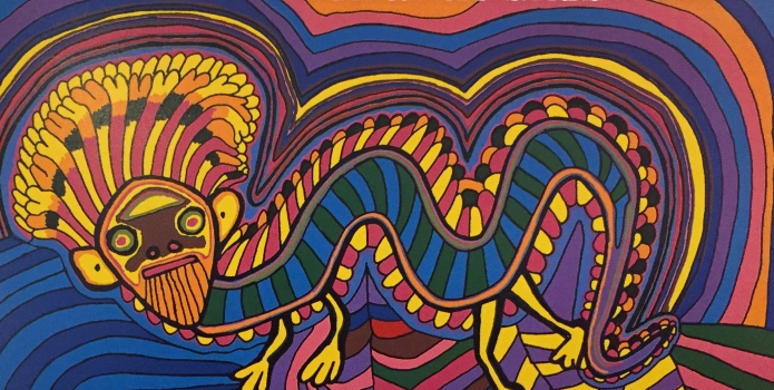 Rainbow Serpent Dreamtime - Japingka Aboriginal Art