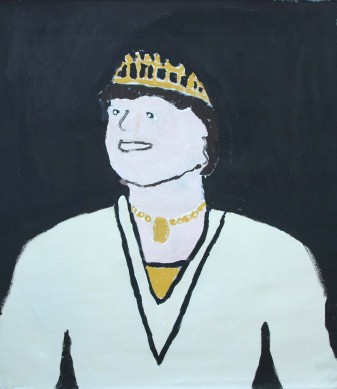 Queen Elizabeth by Vincent Namatjira