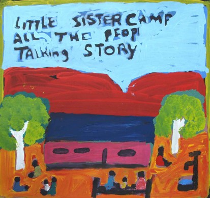 Little Sisters Town Camp Life by Sally Mulda