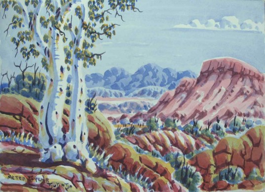 Jay Creek, West of Alice Springs by Peter Tjutjatja