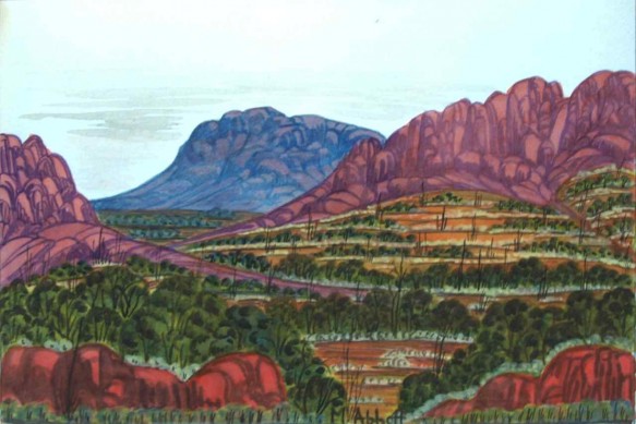 West MacDonnell Ranges by Marie Abbott