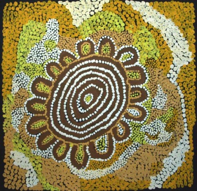 Women Gathering on Home Country by Janie Ward Nakamarra