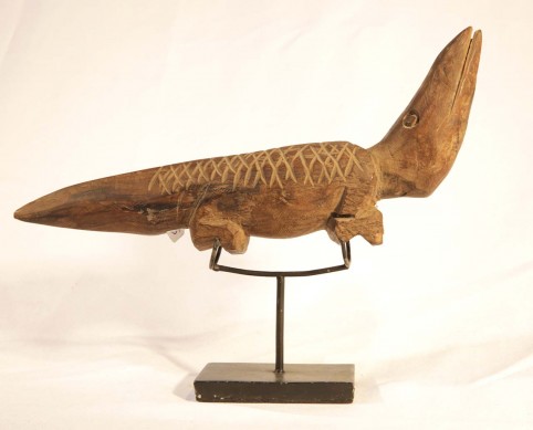Totemic Lizard by Timor Carving
