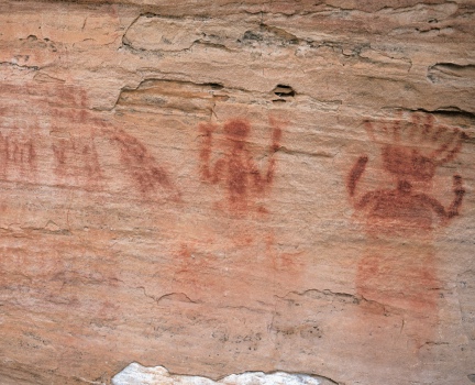Aboriginal Rock Art Located West of Kununurra