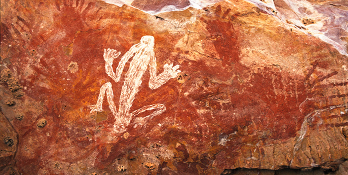 Aboriginal Rock Art at Moochalabra Dam Near Wyndham