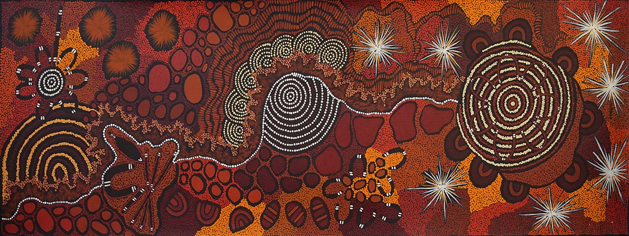 Damien & Yilpi Marks Paintings - Japingka Aboriginal Art