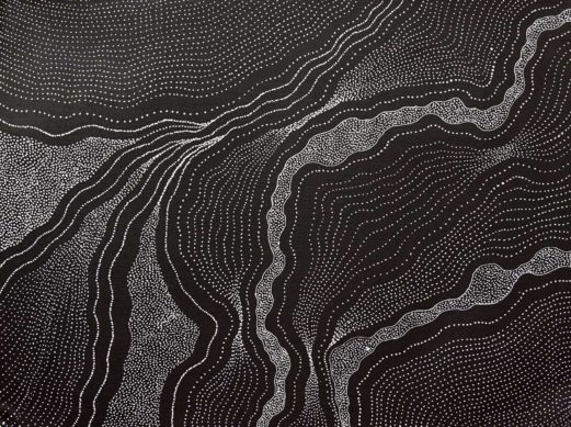 Black and White Aboriginal Art Paintings at Japingka Gallery