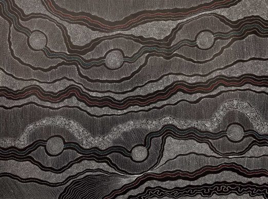 Black and White Aboriginal Art Paintings at Japingka Gallery