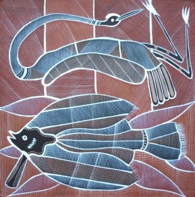 Barramundi Totem by Edward Blitner