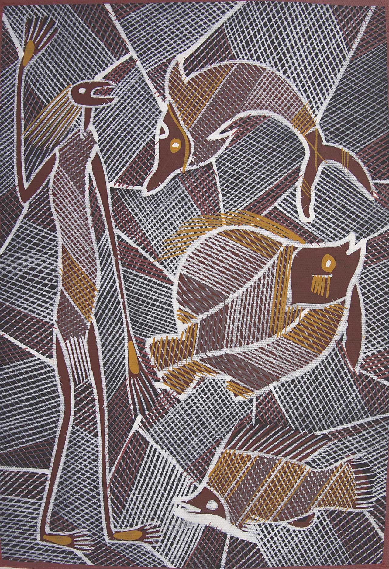 Aboriginal Art Fish - Japingka Aboriginal Art Gallery