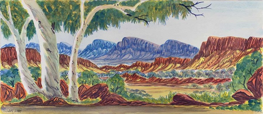 West MacDonnell Ranges by Hilary Wirri