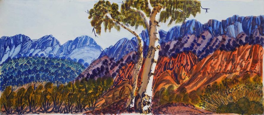 West MacDonnell Ranges by Ivy Pareroultja