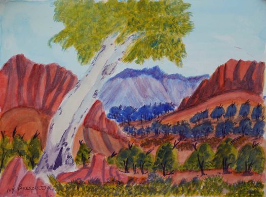 East MacDonnell Ranges – Ross River way by Ivy Pareroultja