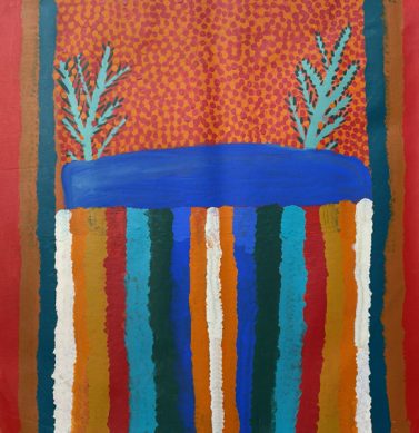 Waterhole and Sandhills by Janie Lee