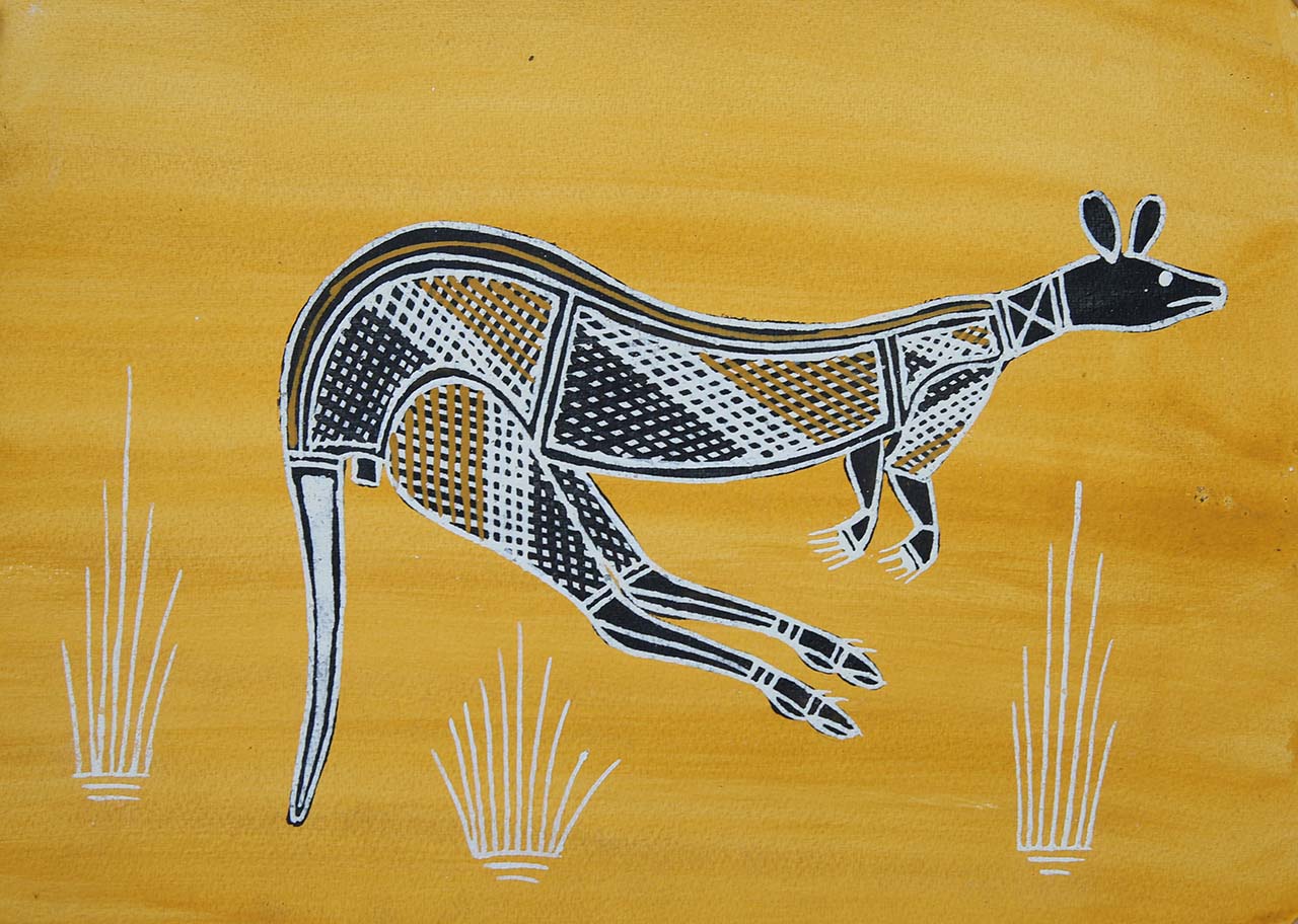 Aboriginal Kangaroo Art Japingka Aboriginal Art Gallery