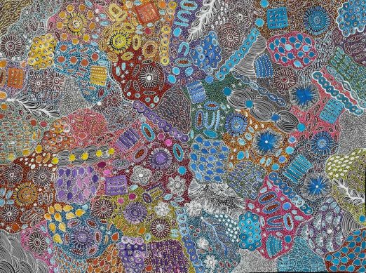 Bush Yam – My Country by Janet Golder Kngwarreye