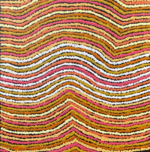 Gold & Yellow Aboriginal Art Paintings at Japingka Gallery