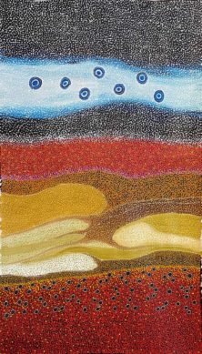 Seven Sisters and Dry Riverbed by Sonya Edney