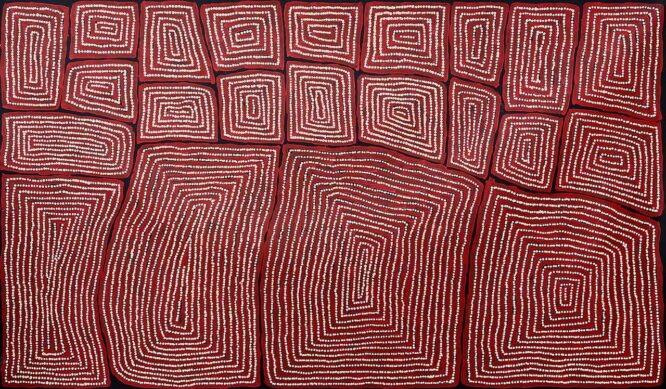 Tingari by Thomas Tjapaltjarri and Joylene Reid