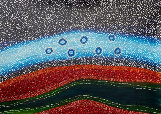 Seven Sisters and Waterhole by Sonya Edney
