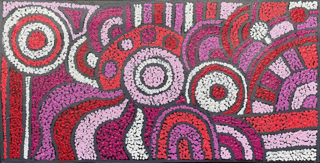 Pink Aboriginal Art Paintings at Japingka Gallery — free download