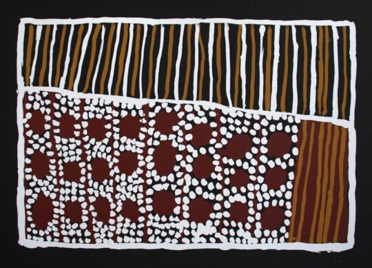 Traditional Tiwi Motive by Freda Walpiri