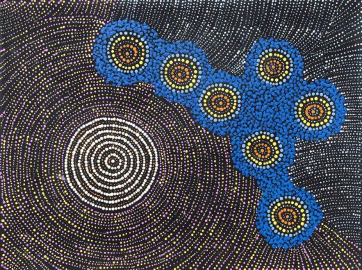 Seven Sisters Dreaming by Valma Nakamarra White