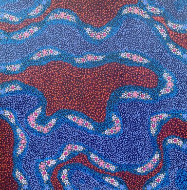 Desert Creekbed Country by Andrew Tjupurrula Highfold