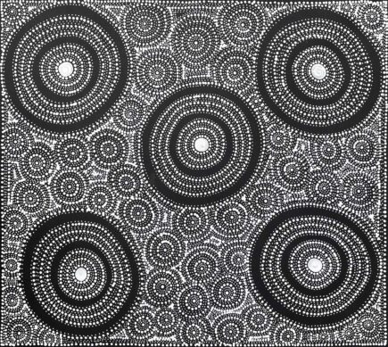 Water Dreaming – Ngapa Jukurrpa by Marshall Jangala Robertson