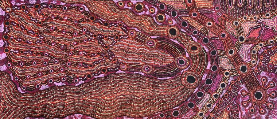 Wananpi – Rainbow Snake and Waterholes by Debra Umala