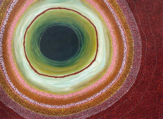 Gascoyne Waterhole and Wildflowers by Sonya Edney