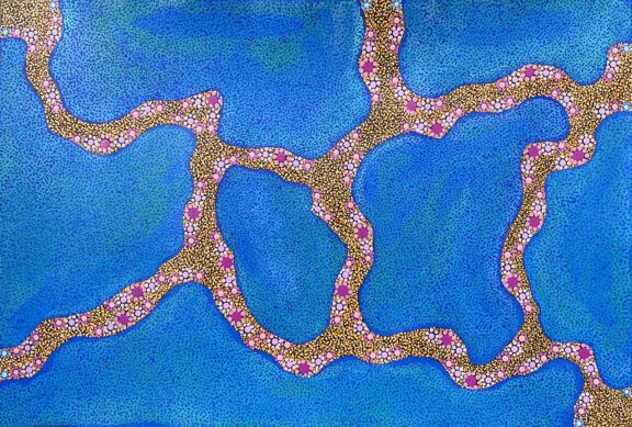 Kapi Piti Waterholes by Andrew Tjupurrula Highfold