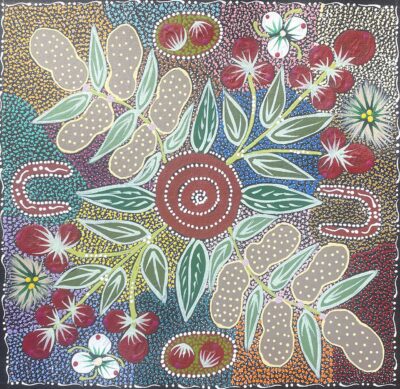Women Collecting Imuna- Bush Food by Tanya Price Nangala
