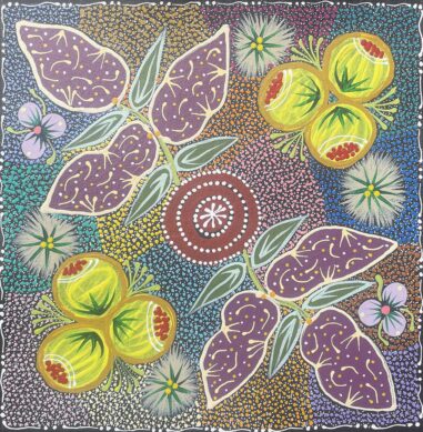 Women Collecting Imuna- Bush Food by Tanya Price Nangala