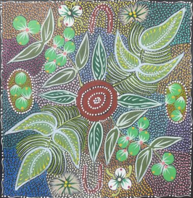 Women Collecting Imuna- Bush Food by Tanya Price Nangala
