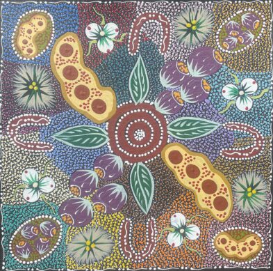 Women Collecting Imuna- Bush Food by Tanya Price Nangala