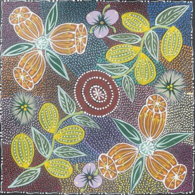 Women Collecting Imuna- Bush Food by Tanya Price Nangala