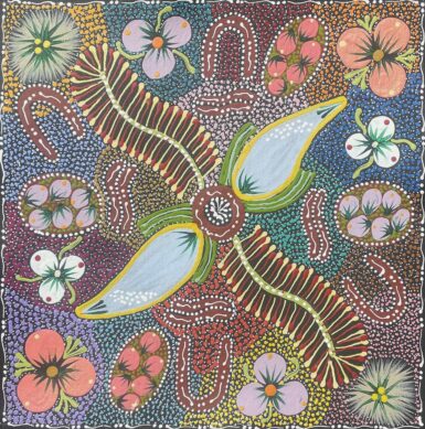 Women Collecting Imuna- Bush Food by Tanya Price Nangala