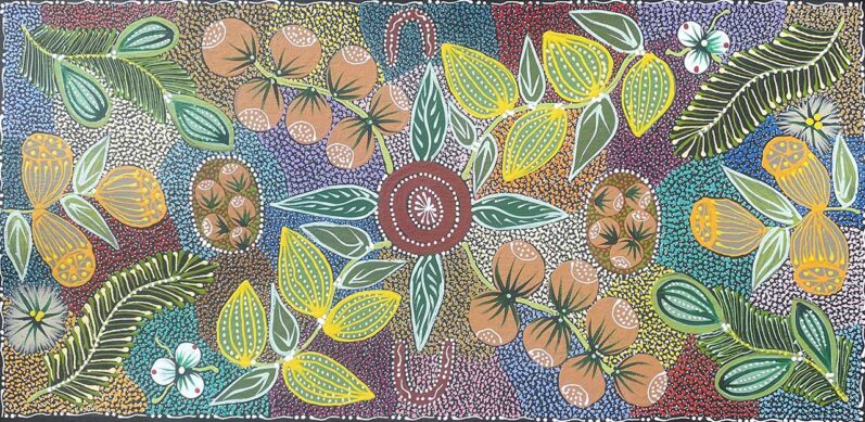 Women Collecting Imuna- Bush Food by Tanya Price Nangala