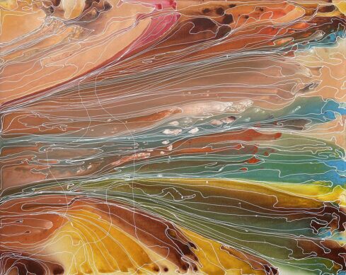 Pantu Salt Lakes by Janice Stanley
