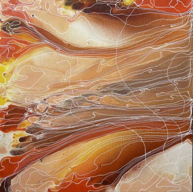 Pantu Salt Lakes by Janice Stanley