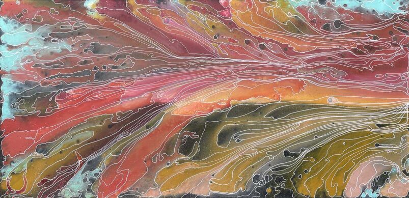 Pantu Salt Lakes by Janice Stanley