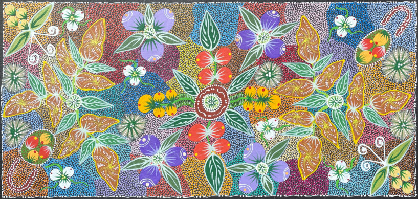 Women Collecting Imuna- Bush Food by Tanya Price Nangala