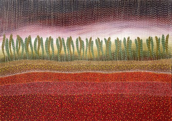 Gascoyne River and Wildflowers by Sonya Edney