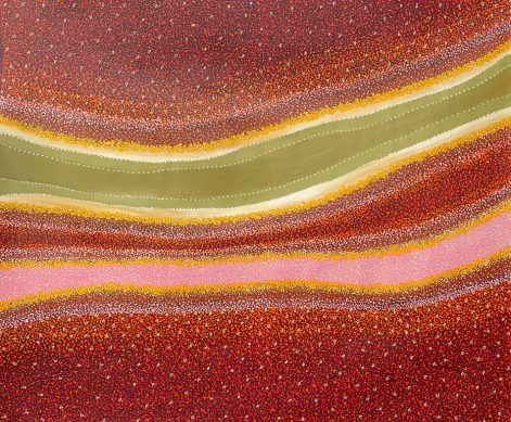 Rocky Pool and Wildflowers by Sonya Edney