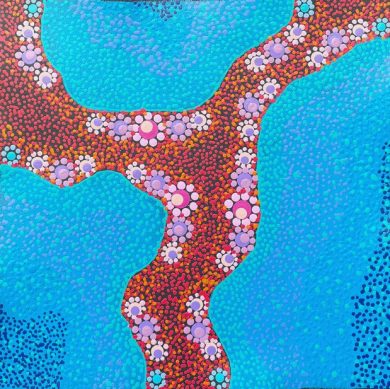 Kapi Piti Waterholes by Andrew Tjupurrula Highfold