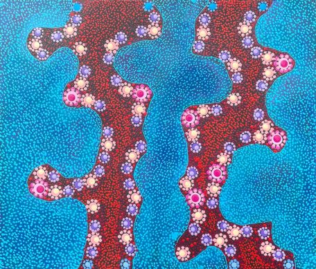 Kapi Piti Waterholes by Andrew Tjupurrula Highfold