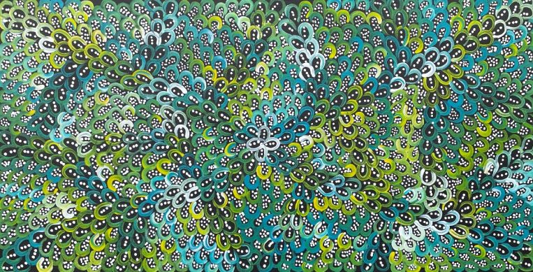 Yam Seed Dreaming by Naomi Price Pwerle