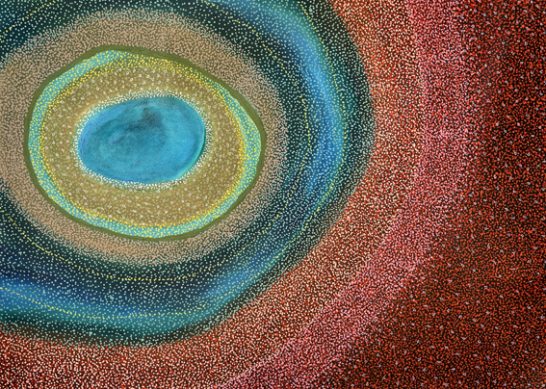 Blue Hole Claypan by Sonya Edney
