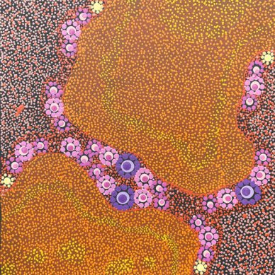 Kapi Piti Waterholes by Andrew Tjupurrula Highfold